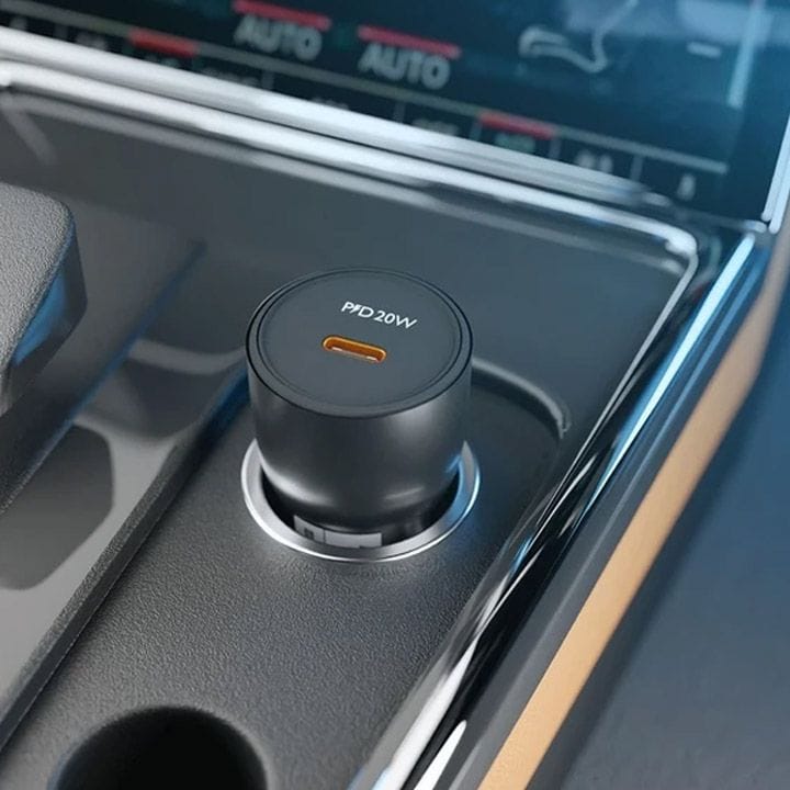 Heatz PD Fast 20W Smart Charging Car Charger - Black | ZCC2