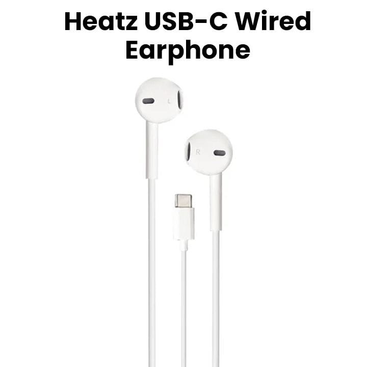 Heatz Earphone USB-C - White | RE15
