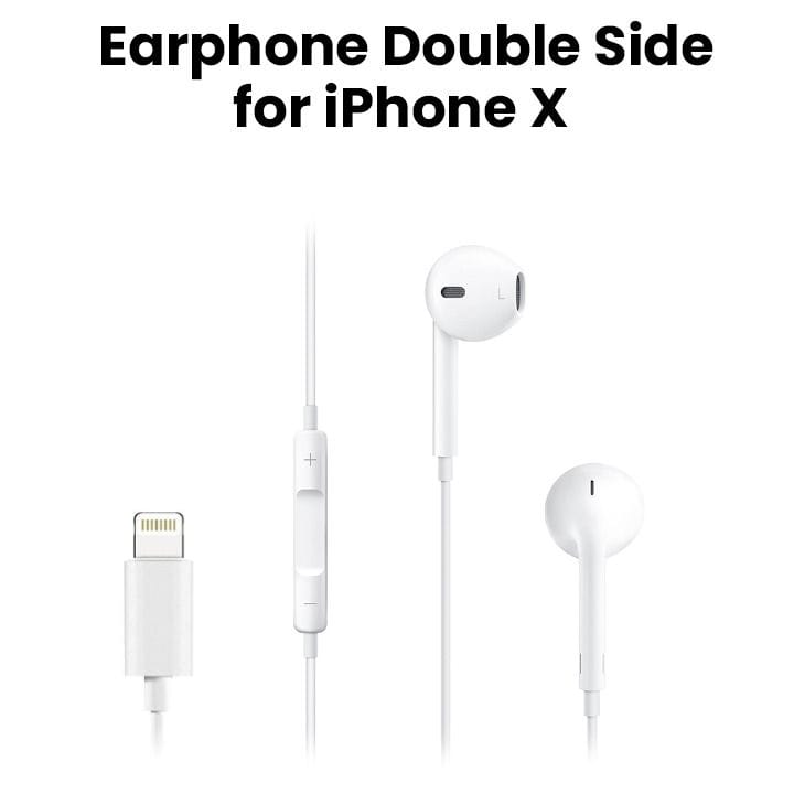 سماعة أذن سلكية لايتنينج من هييتز من آيفون اكس - أبيض | ZE17