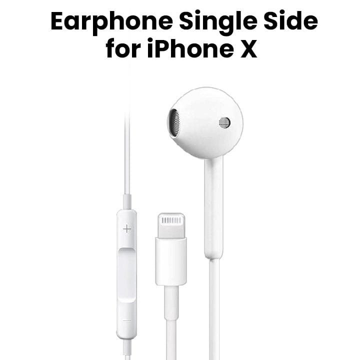 Heatz Single Wired Earpod Earphone Lightning Connector - White | ZE20