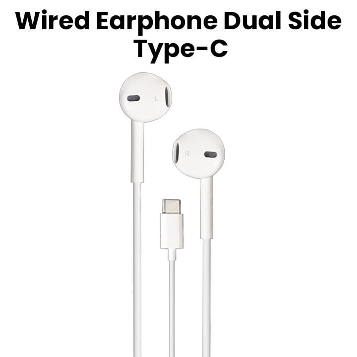 سماعة أذن ستيريو داخل الأذن بمنفذ تايب سي  من هييتز - أبيض | ZE27