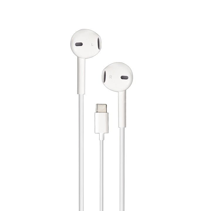 سماعة أذن ستيريو داخل الأذن بمنفذ تايب سي  من هييتز - أبيض | ZE27