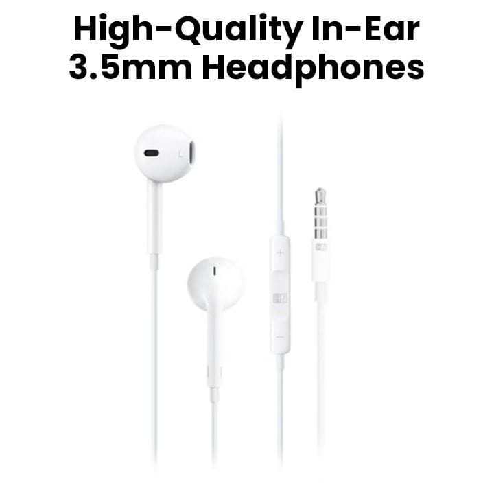Heatz High Quality Real Voice Earphone - White | ZE35