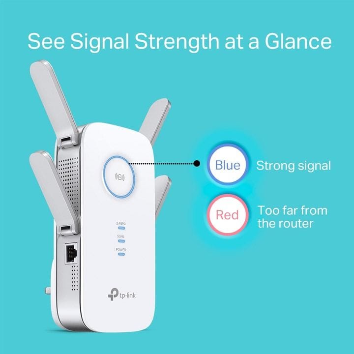 TP-Link AC 2600 WiFi Range Extender - White | RE650