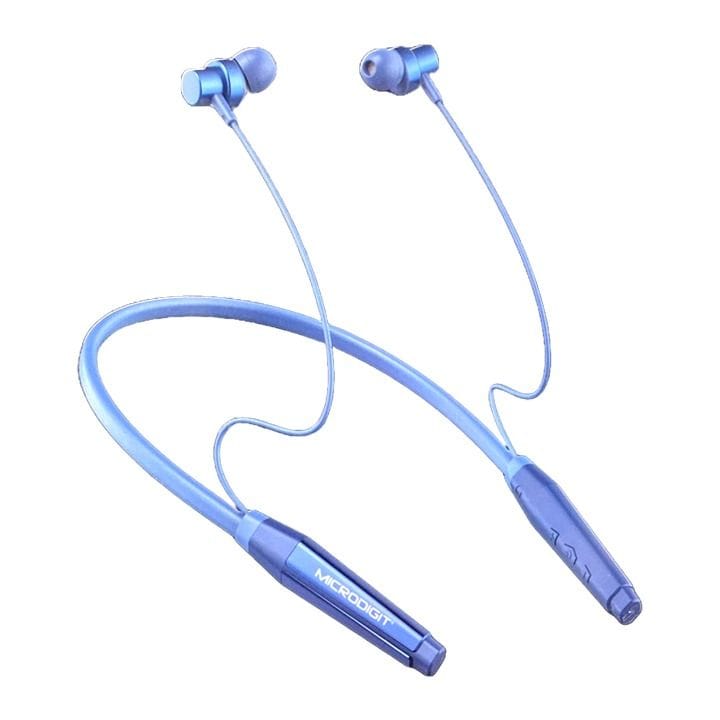 Microdigit Wireless Neckband - Navy Blue | MEDE481