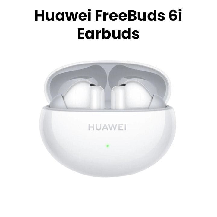 Huawei FreeBuds 6i True Wireless Earbuds- White 