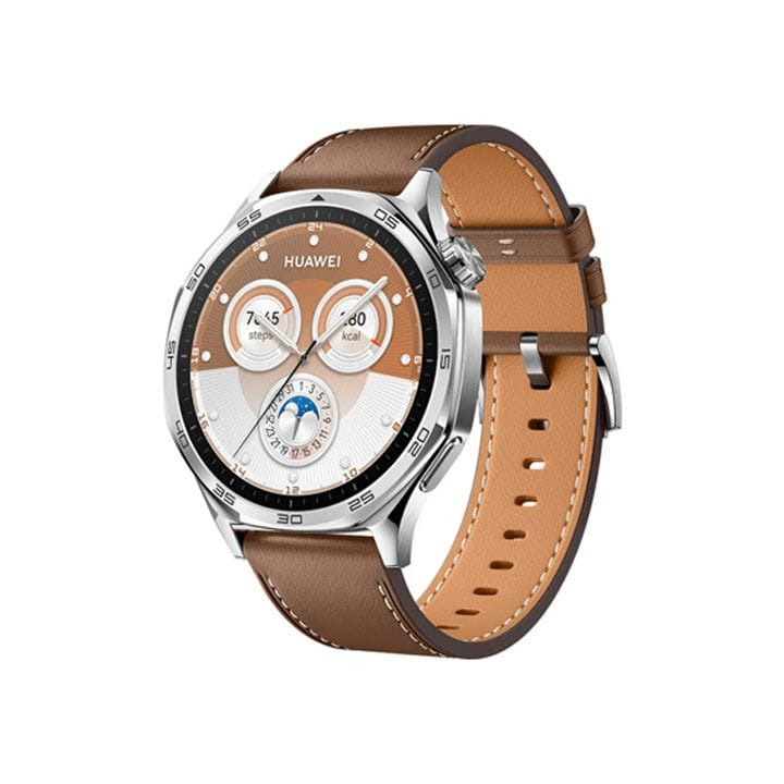 Huawei Watch GT 5 46mm Brown - Brown Composite Leather Strap 