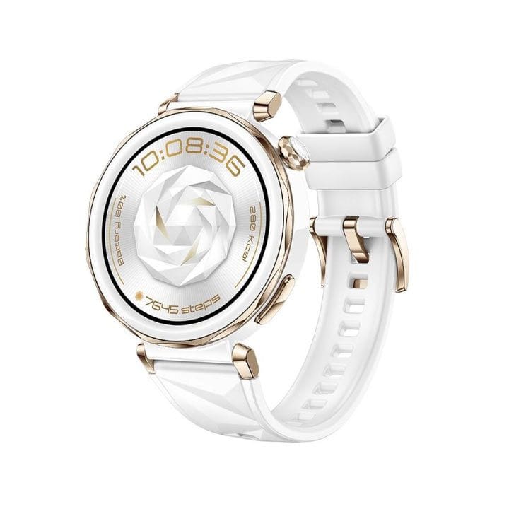 Huawei Watch GT 5 Pro 42mm White – White Fluoroelastomer Strap (Asia, Africa, Latin America) 