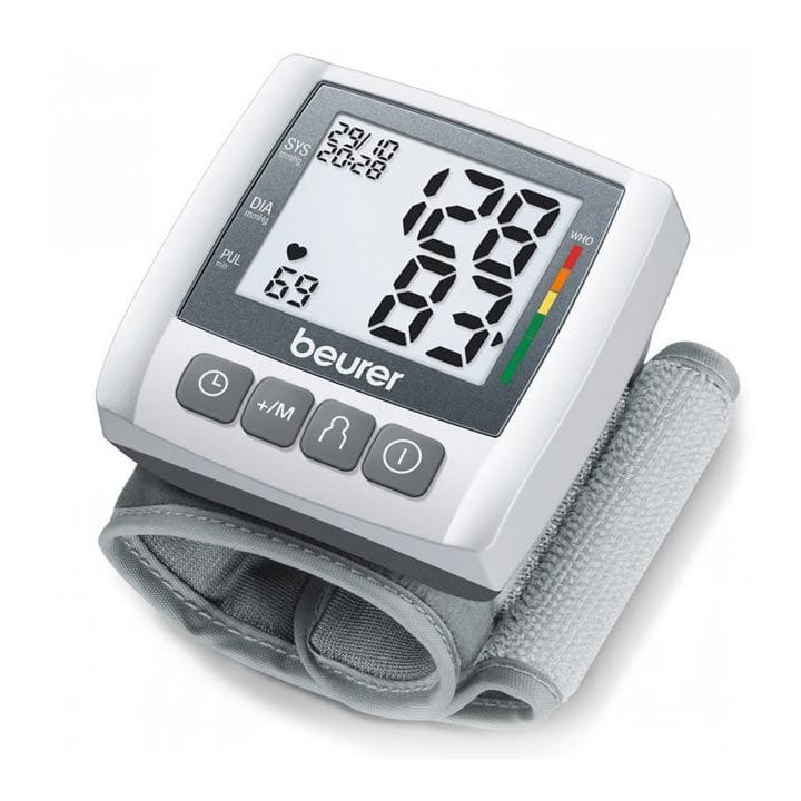 بيورر جهاز قياس ضغط الدم للمعصم - أبيض | BC30