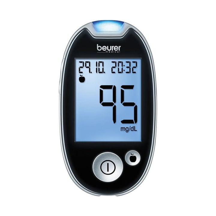 Beurer Blood Glucose Monitor + 20 Strips - Black | GL44 mg/dL