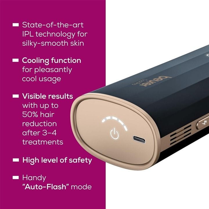 Beurer IPL Cool Pro Hair Removal Device - Black | IPL7800