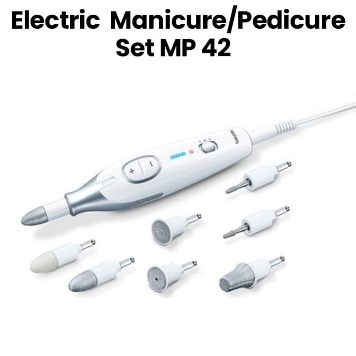 بيورر طقم مانيكير وباديكير - أبيض | MP42