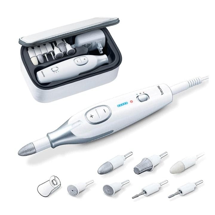 بيورر طقم مانيكير وباديكير - أبيض | MP42