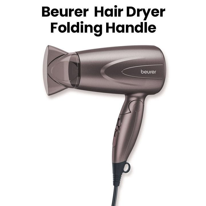 Beurer Compact Hair Dryer with Folding Design - Gray | HC17