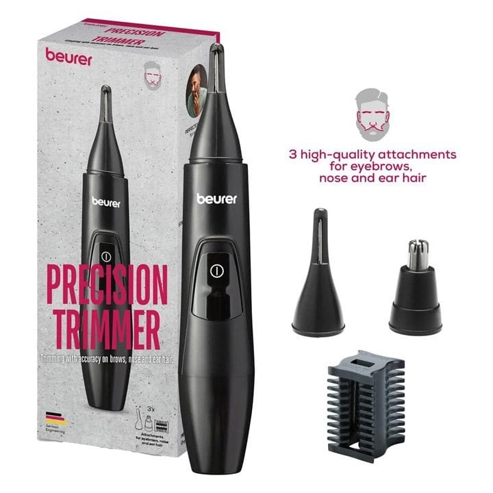 Beurer Precision Trimmer for Eyebrows - Black | MN2X