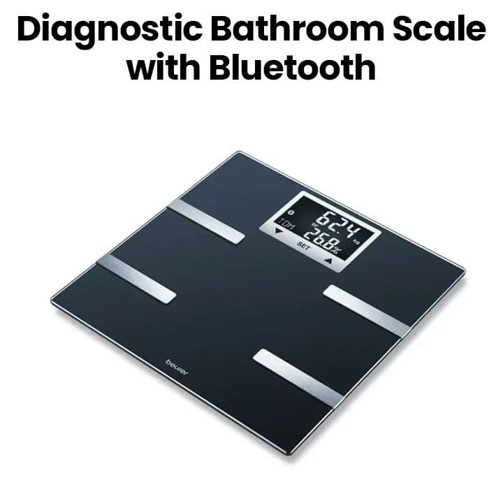 Beurer Diagnostic Bathroom Scale - Black | BF720