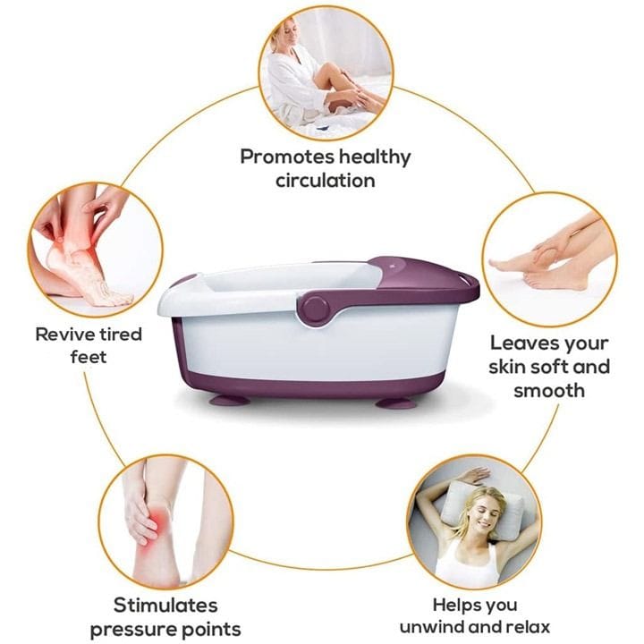 بيورر جهاز تدليك حمام القدم - أبيض | FB21