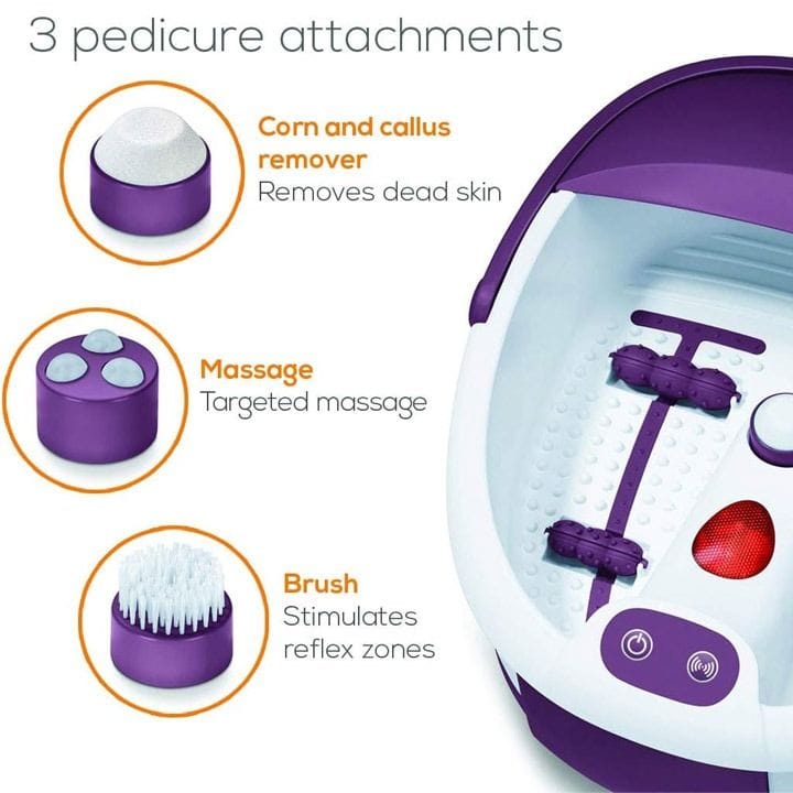 بيورر جهاز تدليك حمام القدم - أبيض | FB21
