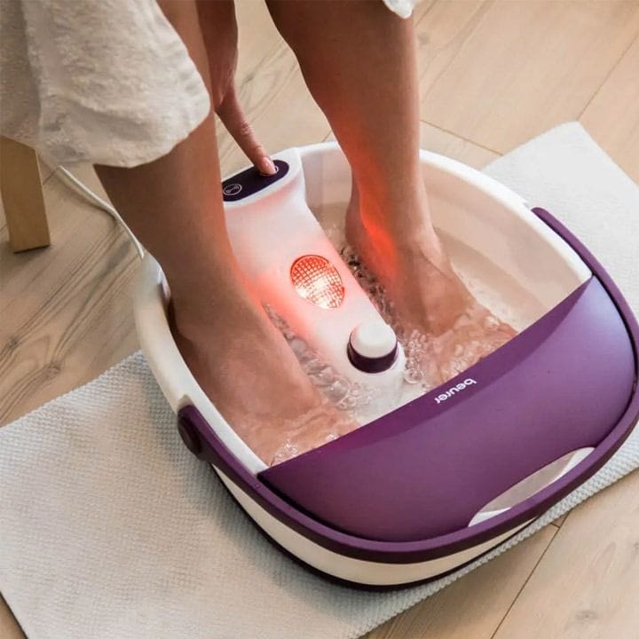 بيورر جهاز تدليك حمام القدم - أبيض | FB21
