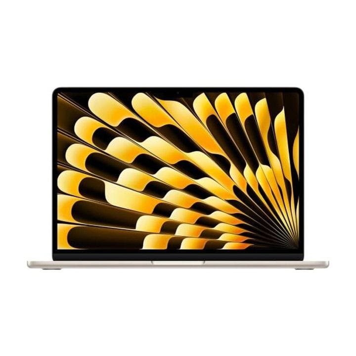 Apple MacBook Air 15.3" M3 Chip 10-Core GPU 16GB RAM 512GB SSD (English/Arabic) - Starlight | MXD33AB/A
