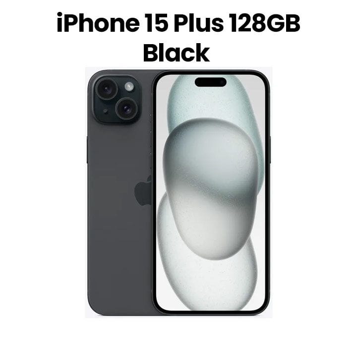 Apple iPhone 15 Plus 128GB Smartphone - Black | MU0Y3AA/A