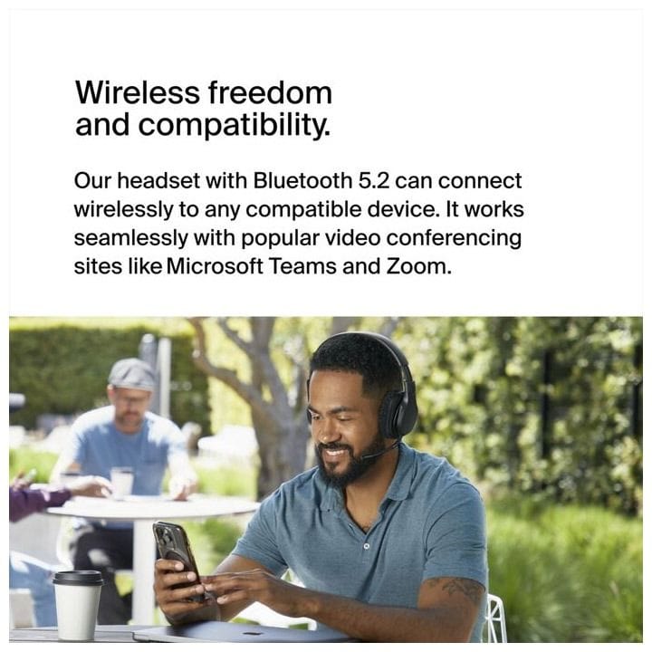 سماعات رأس لاسلكية فوق الأذن بيلكن SoundForm Adapt أسود | AUD005BTBLK