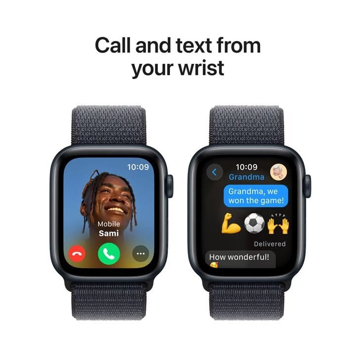 Apple Watch SE GPS 40MM Midnight Aluminium Case with Ink Sport Loop | MXEA3QA/A