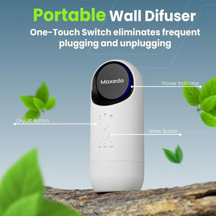 Moxedo Plug-In Electric Fragrance Diffuser - White | MX-EAD013