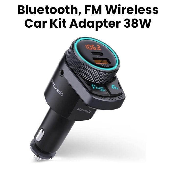 موكسيدو طقم بلوتوث للسيارة بمسح تلقائي متعدد الوظائف - أسود | MX-BT042