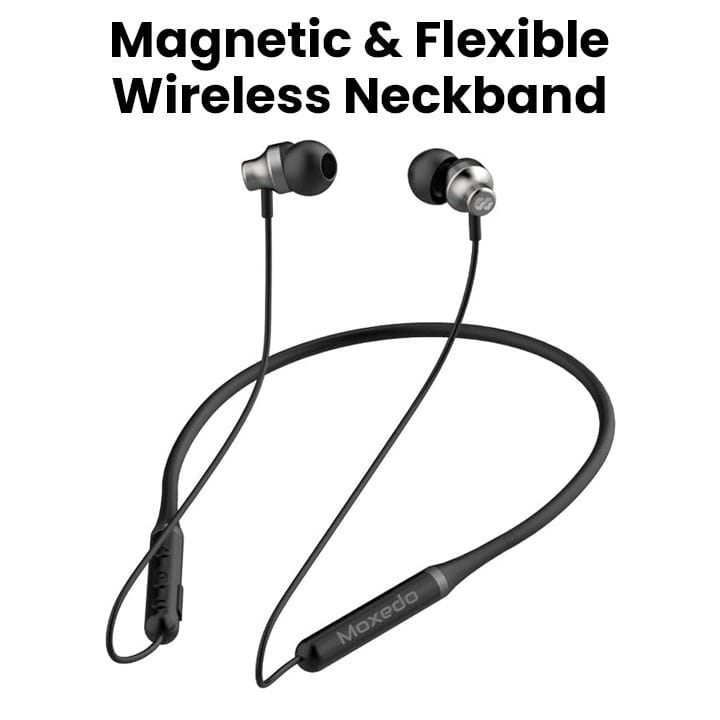 موكسيدو سماعات أذن لاسلكية حول الرقبة - أسود | MX-HF014
