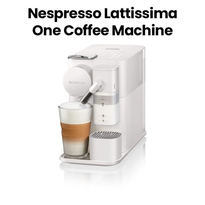Nespresso Lattissima One Coffee Machine - White | F121-ME-WH-NE