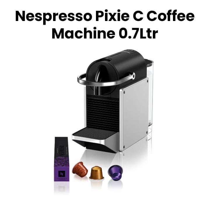 نسبريسو ماكينة قهوة بيكسي - فضي | D62-ME-SI-NE