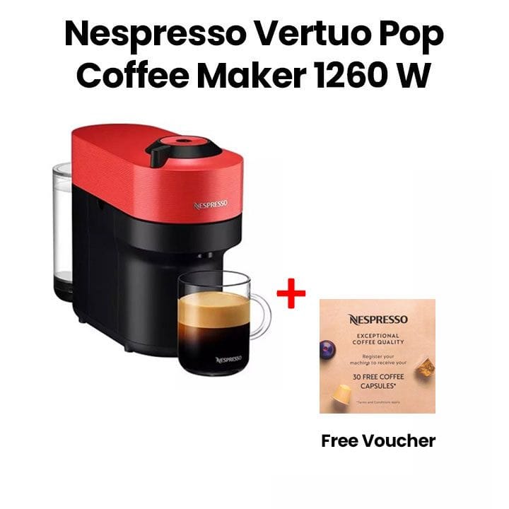 Nespresso Vertuo Coffee Machine & Aeroccino Bundle | GCV2-GB-RE-NE