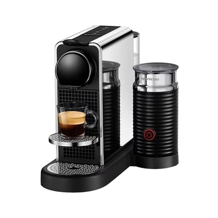 Nespresso CitiZ & Milk Coffee Machine - Platinum Stainless Steel | C145-ME-ME-NE