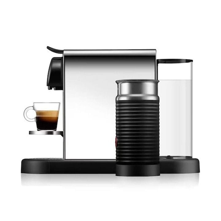 Nespresso CitiZ & Milk Coffee Machine - Platinum Stainless Steel | C145-ME-ME-NE