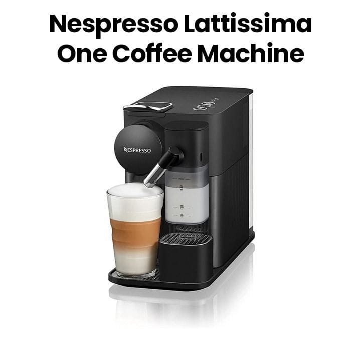 نسبريسو ماكينة قهوة لاتيسيما ون - أسود | F121-ME-BK-NE