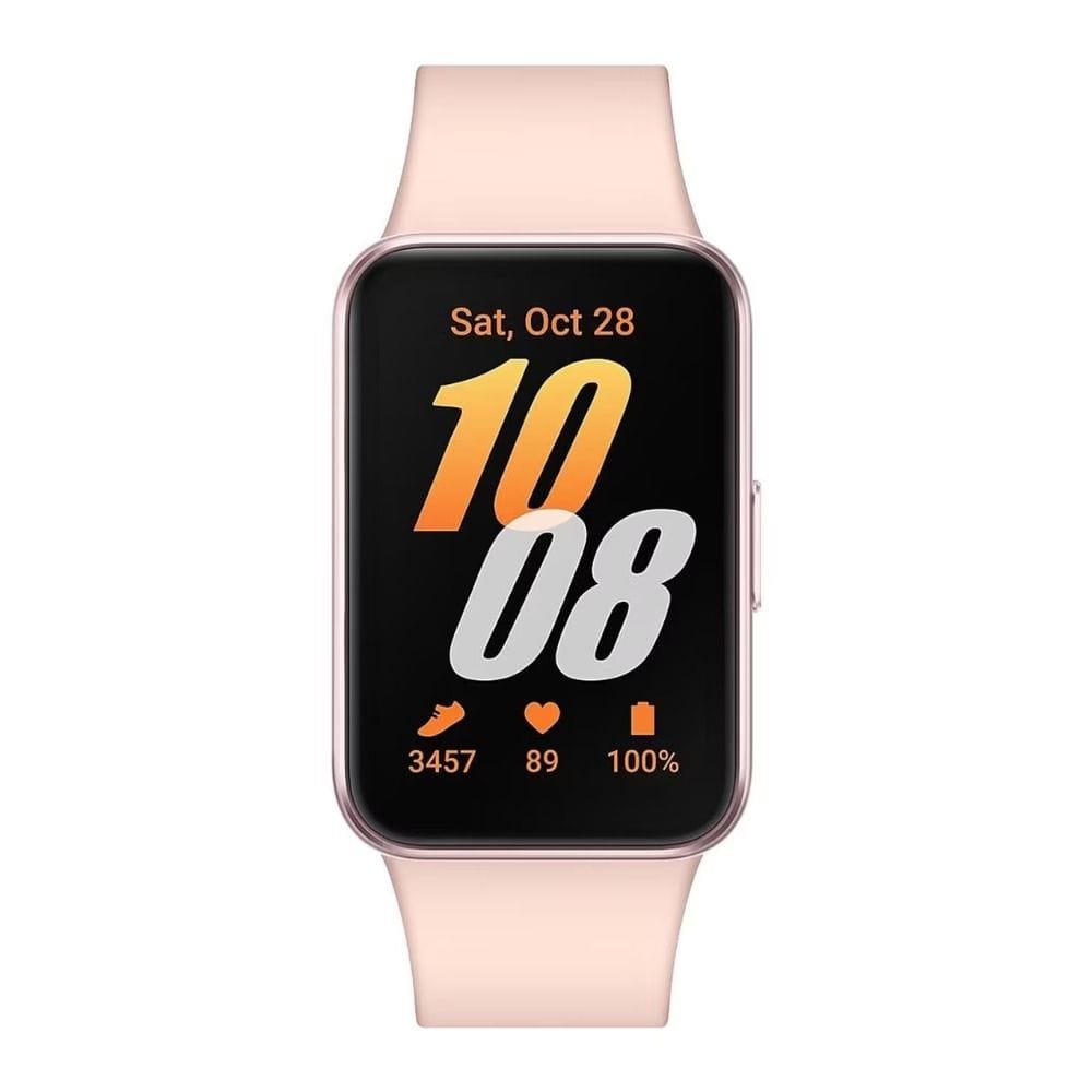 Samsung Galaxy Fit3 SM-R390NIDAMEA, 1.6" AMOLED Display, 100+ Sport Modes, 13-Day Battery | Pink Gold