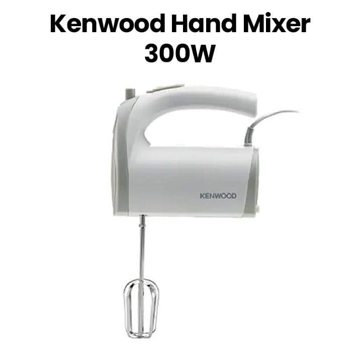 Kenwood Stand Mixer Hand (Electric Whisk) 300W with 2.4L Rotary Bowl, 5 Speeds - White | HMP22.000WH