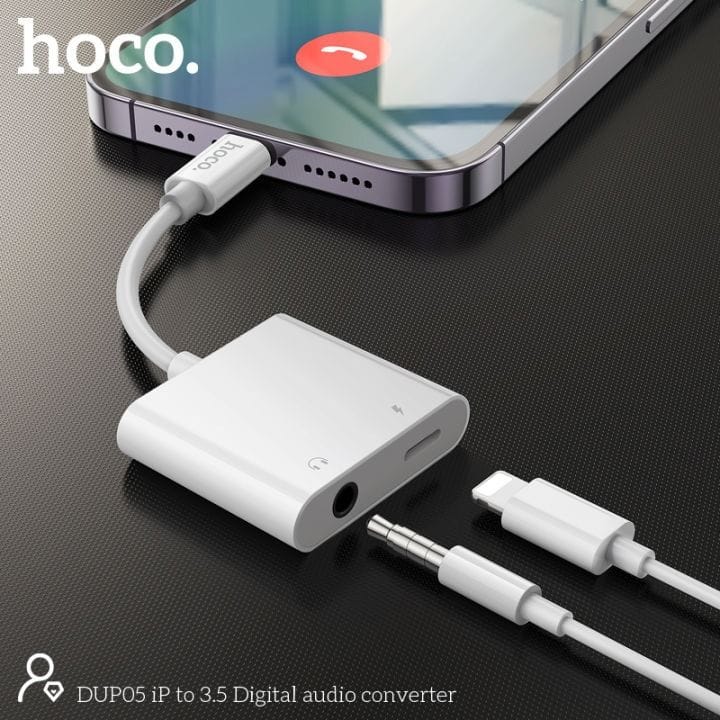 محول رقمي من هوكو من IP إلى ٣٫٥ مم - أبيض | DUP05