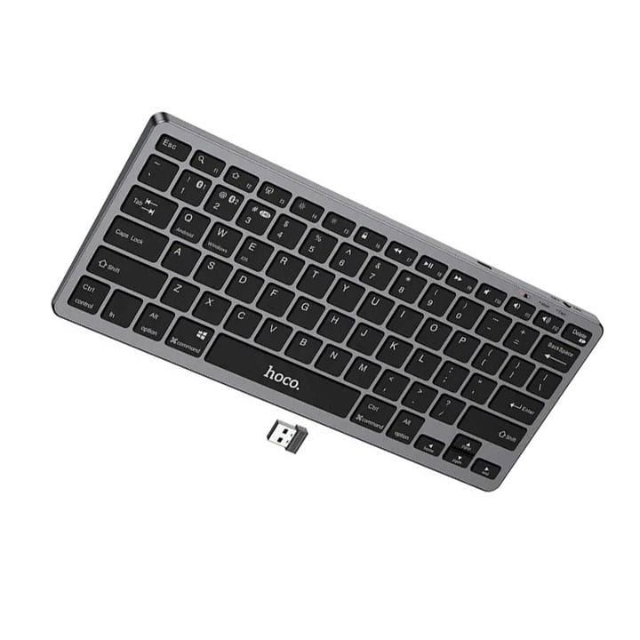 لوحة مفاتيح لاسلكية مزدوجة الوضع من هوكو - إصدار إنجليزي - أسود | GM32