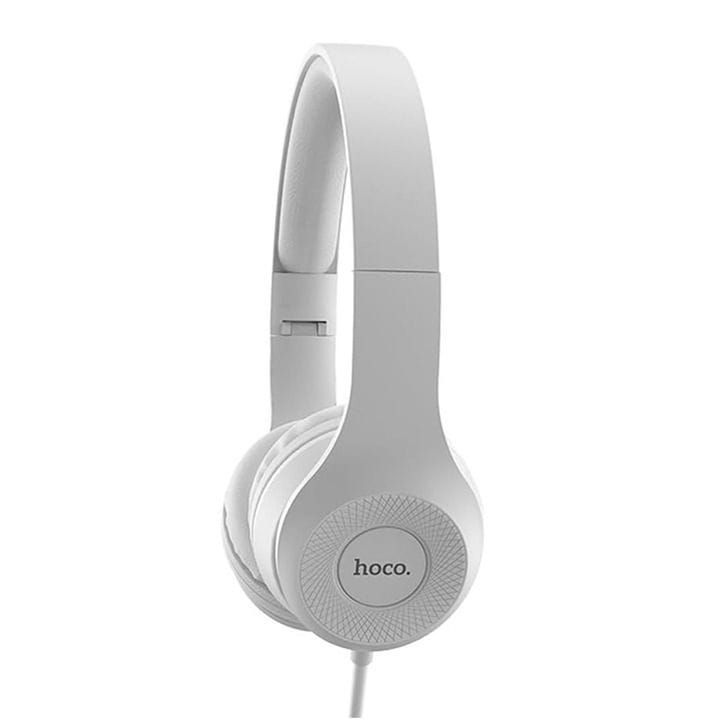 HOCO Graceful Charm Wire Control Headphones - Grey | W21