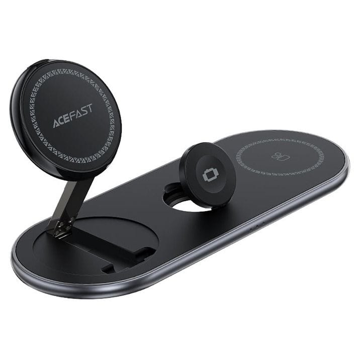 Acefast Qi2 Desktop 3-in-1 Wireless Charging Holder - Black | E19