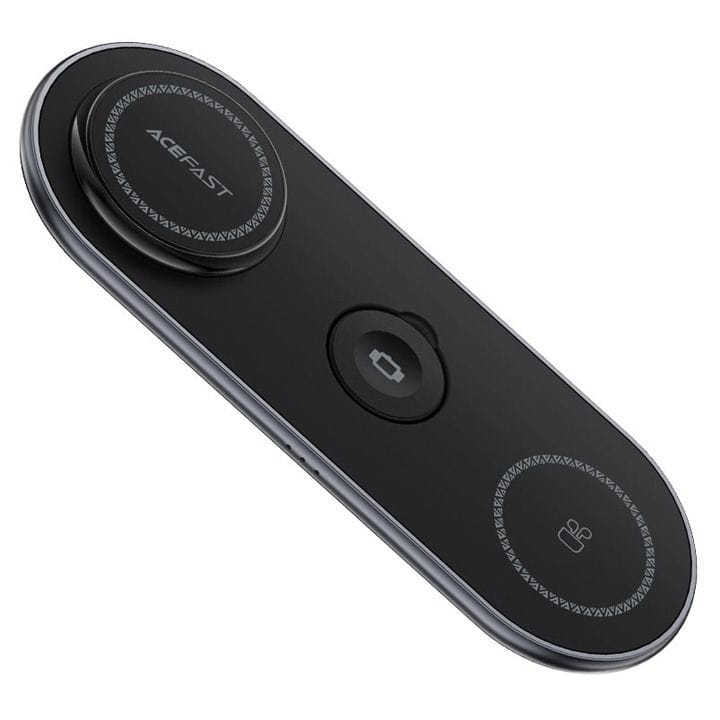 Acefast Qi2 Desktop 3-in-1 Wireless Charging Holder - Black | E19