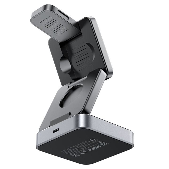 Acefast Desktop 3-in-1 Wireless Charging Holder - Black | E20