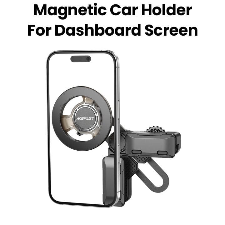 Acefast Magnetic Car Holder for Dashboard Screen - Black | D43