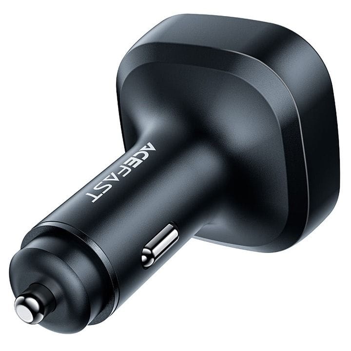 Acefast 101W Metal Car Charger (2C+A) with OLED Smart Display - Black | B5