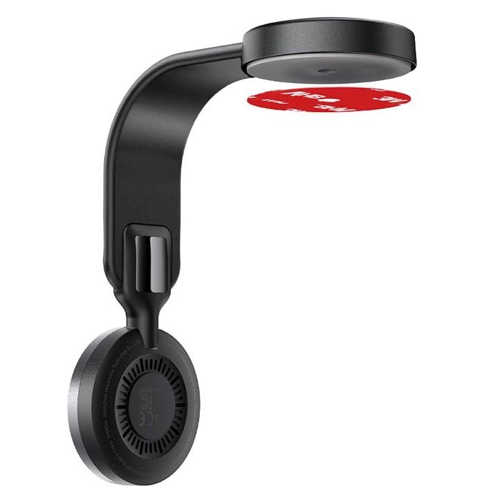 حامل شحن مغناطيسي لاسلكي للوحة القيادة من آيسفاست - أسود | D37