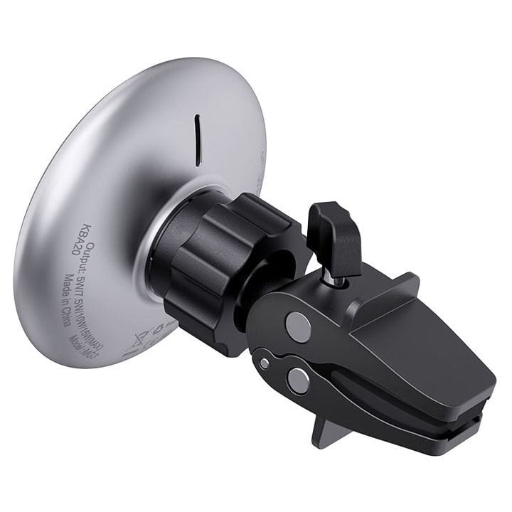 حامل شحن مغناطيسي لاسلكي للسيارة من آيسفاست - فضي | D3