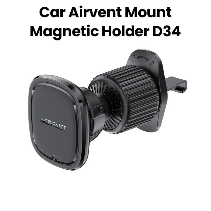 Acefast Air Outlet Magnetic Car Holder - Black | D34