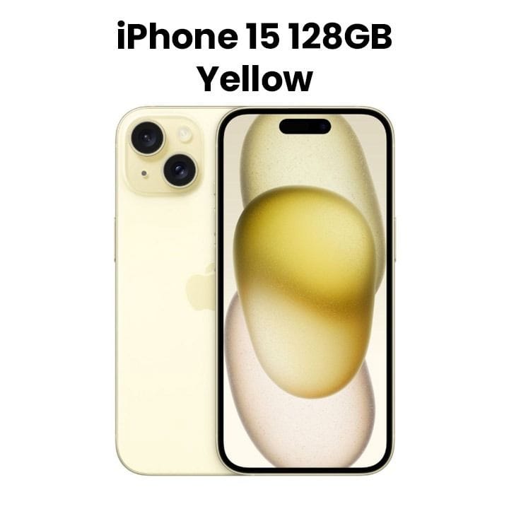 Apple iPhone 15 128GB - Yellow |  MTP23AA/A